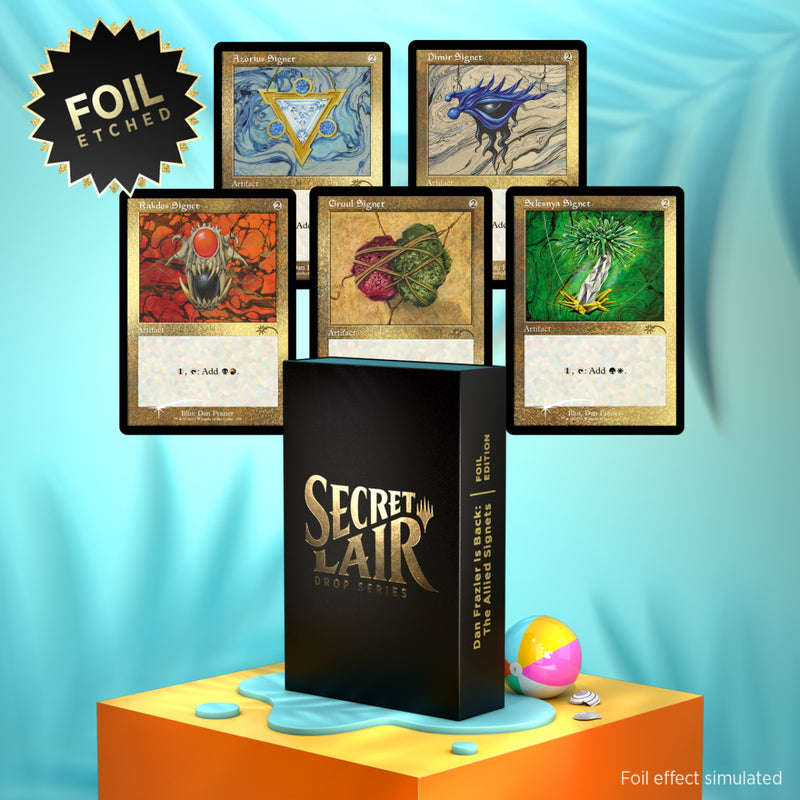 Magic: The Gathering TCG - Secret Lair Drop Series - Dan Frazier is Back: The Allied Signets - Foil Etched Edition Card Game Wizards of the Coast