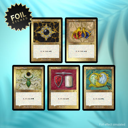 Magic: The Gathering TCG - Secret Lair Drop Series - Dan Frazier is Back: The Enemy Signets - Foil Edition Card Game Wizards of the Coast