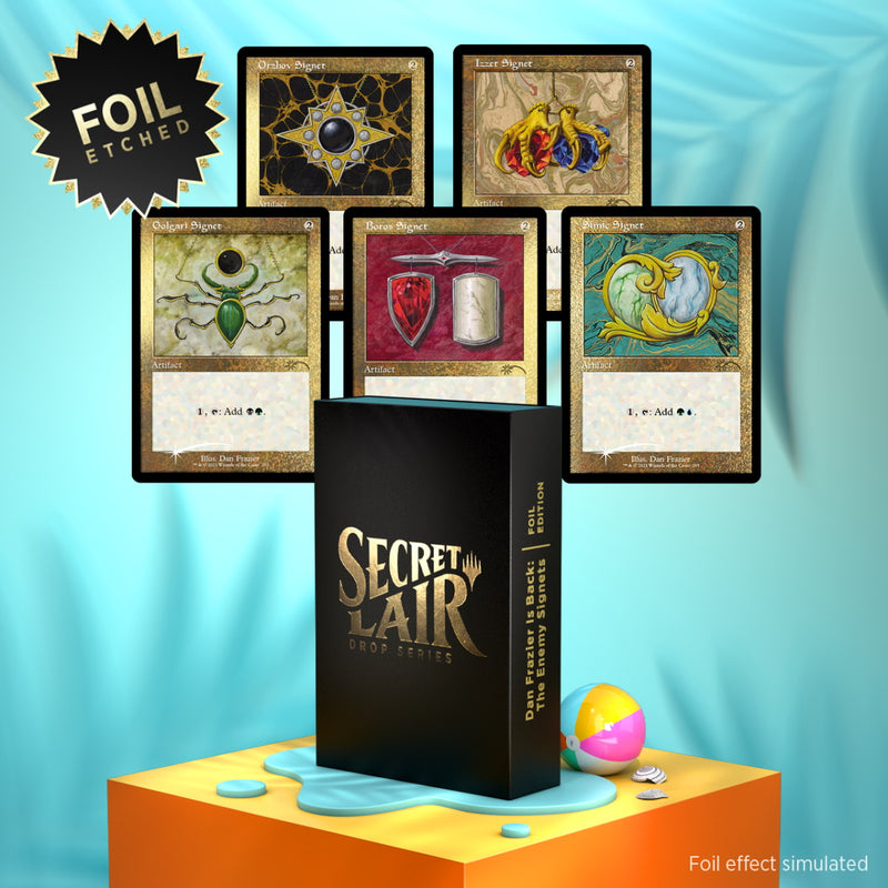 Magic: The Gathering TCG - Secret Lair Drop Series - Dan Frazier is Back: The Enemy Signets - Foil Edition Card Game Wizards of the Coast