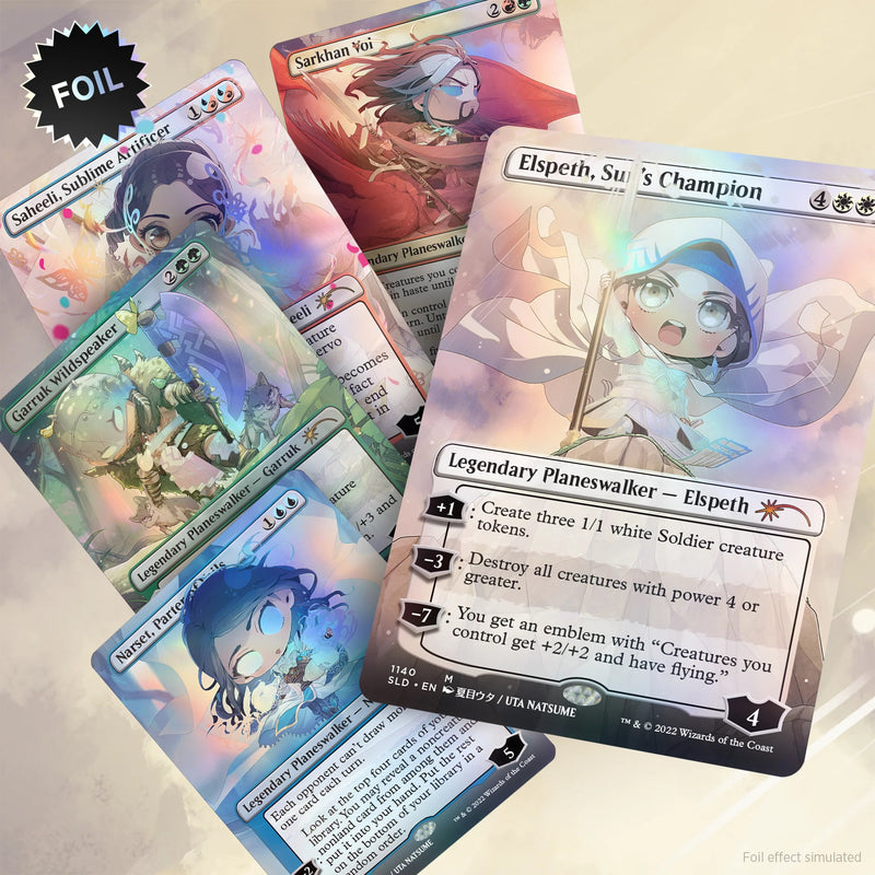 Magic: The Gathering TCG - Secret Lair Drop Series - Li'l'er Walkers - Foil Edition Card Game Wizards of the Coast