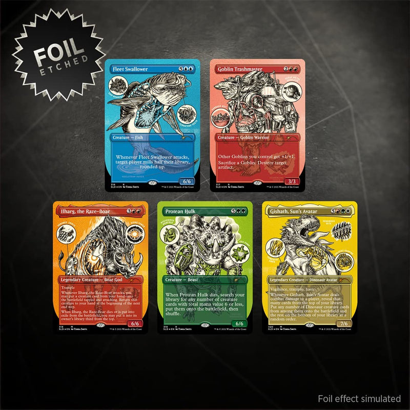 Magic: The Gathering TCG - Secret Lair Drop Series - Monster Anatomy 101 - Foil Etched Edition Card Game Wizards of the Coast