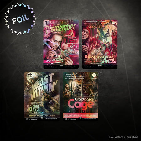 Magic: The Gathering TCG - Secret Lair Drop Series - Monster Movie Marathon - Foil Edition Card Game Wizards of the Coast