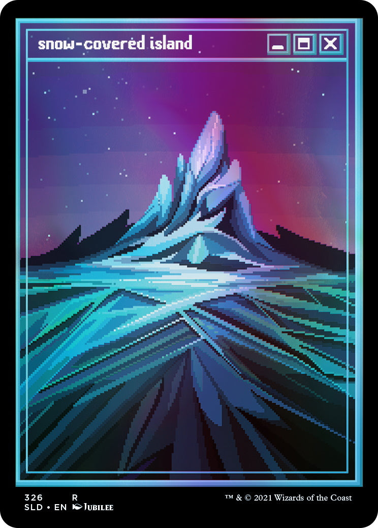 Magic: The Gathering TCG - Secret Lair Drop Series - PixelSnowLands.jpg - Foil Edition Card Game Wizards of the Coast