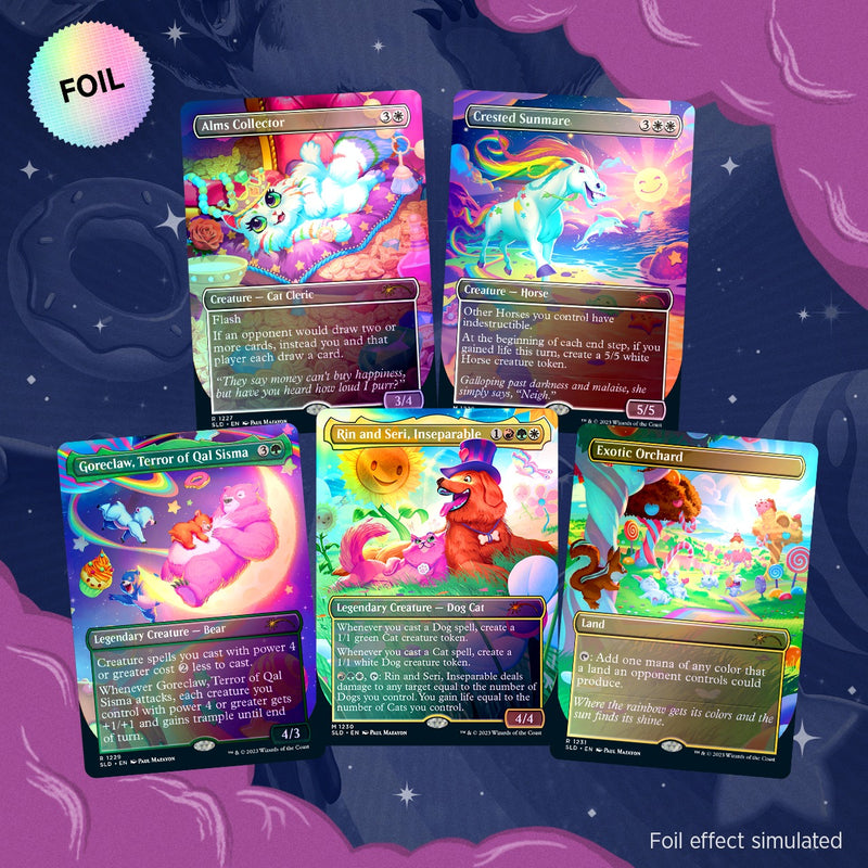 Magic: The Gathering TCG - Secret Lair Drop Series - The '90s Binder Experience - Foil Edition Card Game Wizards of the Coast