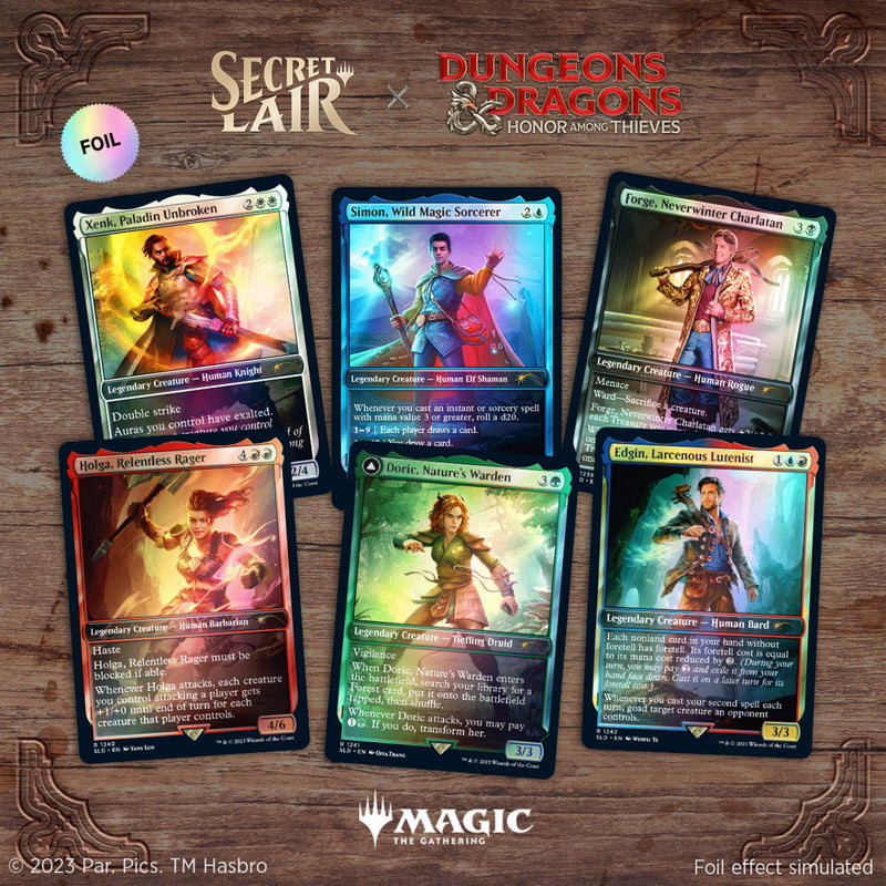 Magic: The Gathering TCG - Secret Lair x Dungeons & Dragons: Honor Among Thieves - Foil Edition Card Game Wizards of the Coast