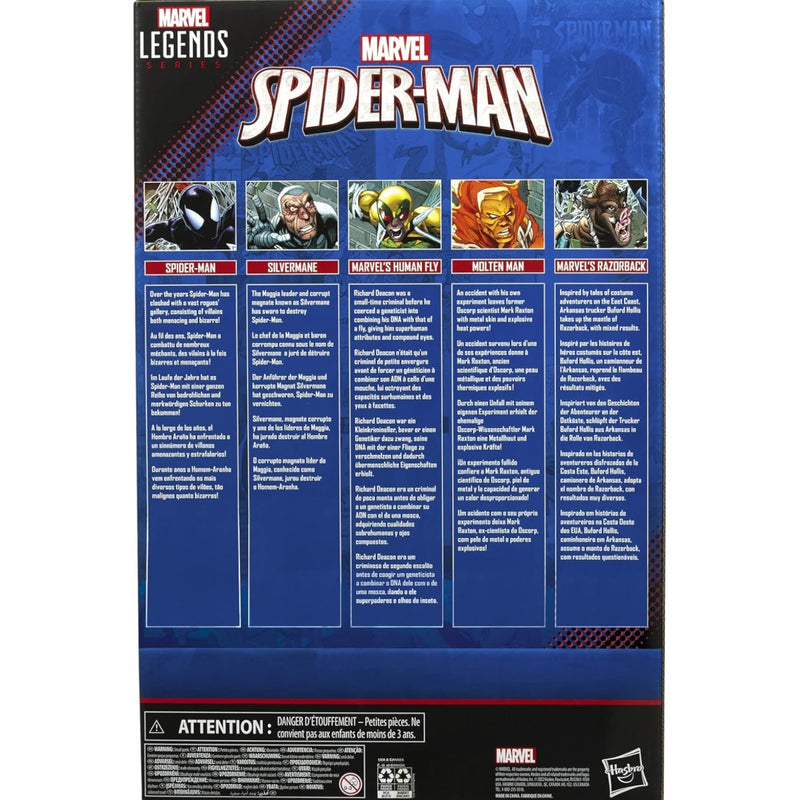 Marvel Legends Series: Spider-Man Multipack - Five 6-Inch Action Figures Toys & Games Hasbro