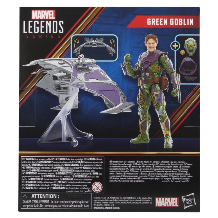 Marvel Legends Series: Spider-Man: No Way Home - Green Goblin Figure Toys & Games Hasbro