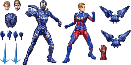 Marvel Avengers Endgame: Legends Series - The Infinity Saga: Captain Marvel Rescue Armor Action Figure Toys & Games Hasbro
