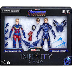 Marvel Avengers Endgame: Legends Series - The Infinity Saga: Captain Marvel Rescue Armor Action Figure Toys & Games Hasbro
