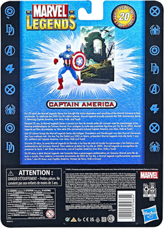 Marvel Legends 20th Anniversary Series 1 Captain America 6-inch Action Figure Toys & Games Hasbro