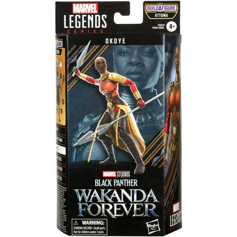 Marvel Legends Series: Black Panther Wakanda Forever - Okoye 6-Inch Action Figure Toys & Games Hasbro