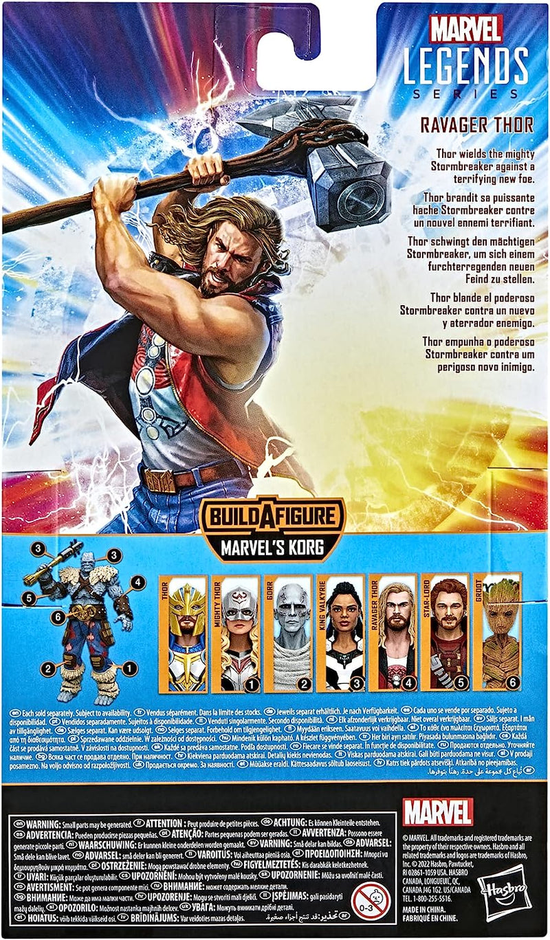 Marvel Legends Series: Thor: Love and Thunder Ravager Thor 6-Inch Action Figure Toys & Games Hasbro