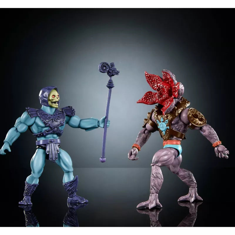 Masters of the Universe Origins X Stranger Things: Skeletor & Demogorgon Multipack Action Figure Toys & Games Mattel