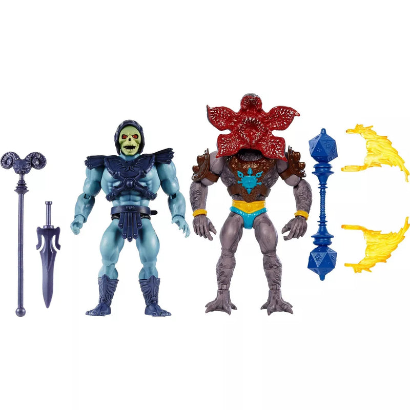 Masters of the Universe Origins X Stranger Things: Skeletor & Demogorgon Multipack Action Figure Toys & Games Mattel