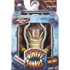 Street Sharks: BIG SLAMMU - 30th Anniversary Action Half-Shark Hero Figure Bite & Slam Motion Toys & Games Mattel