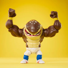 Street Sharks: BIG SLAMMU - 30th Anniversary Action Half-Shark Hero Figure Bite & Slam Motion Toys & Games Mattel