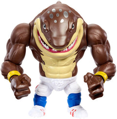 Street Sharks: BIG SLAMMU - 30th Anniversary Action Half-Shark Hero Figure Bite & Slam Motion Toys & Games Mattel