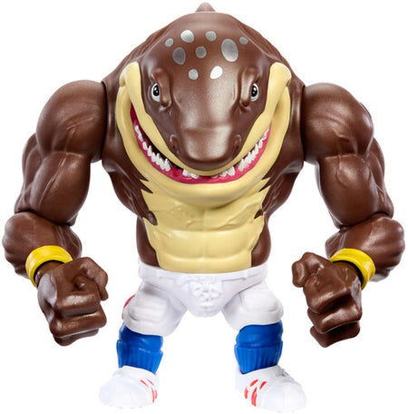 Street Sharks: BIG SLAMMU - 30th Anniversary Action Half-Shark Hero Figure Bite & Slam Motion Toys & Games Mattel