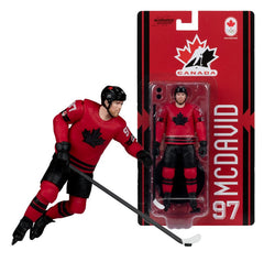 McFarlane SportsPicks NHL: Connor McDavid (Hockey Canada) Olympics 6" Articulated Figure Toys & Games McFarlane Toys