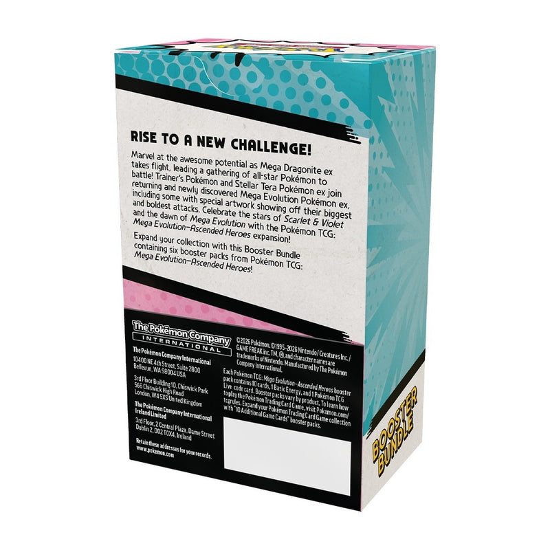 Pokemon TCG: Mega Evolution - Ascended Heroes Booster Bundle Card Game Pokemon