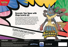 Pokemon TCG: Mega Evolution - Ascended Heroes Premium Poster Collection (Mega Lucario ex) Card Game Pokemon