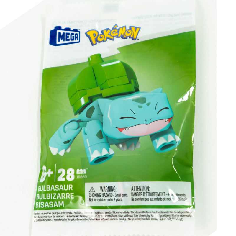 MEGA Pokemon: Bulbasaur, Charmander, Squirtle, Pikachu - Bundle of 4 Toys & Games MEGA