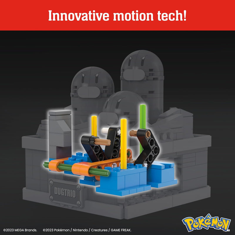 MEGA Pokemon: Mini Motion Dugtrio - 350 Piece Building Set Toys & Games MEGA