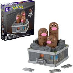 MEGA Pokemon: Mini Motion Dugtrio - 350 Piece Building Set Toys & Games MEGA