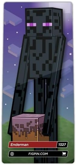 Minecraft FiGPiN: Enderman #1327 – FiGPiN Official Exclusive Limited to 750 Pieces Enamel Pin FiGPiN