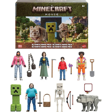 Minecraft Ultimate Movie Pack Collectible Toy Set Toys & Games Mattel