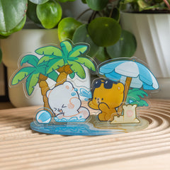 Milk Mocha Bear: Sunny Getaway Acrylic Standee Standee Milk Mocha Bear