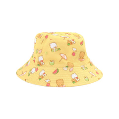 Milk Mocha Bear: Beach Day Reversible Bucket Hat Hats Milk Mocha Bear
