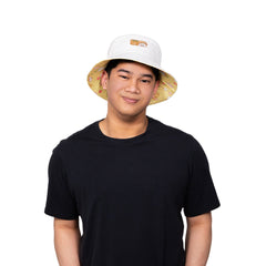 Milk Mocha Bear: Beach Day Reversible Bucket Hat Hats Milk Mocha Bear