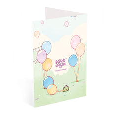 Milk Mocha Bear: Picnic Party Birthday Card Greeting & Note Cards Milk Mocha Bear