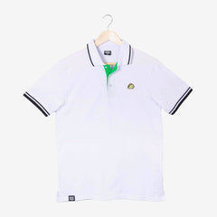 Milk Mocha Bear: Matcha Polo Shirt Polos Milk Mocha Bear White Men XS