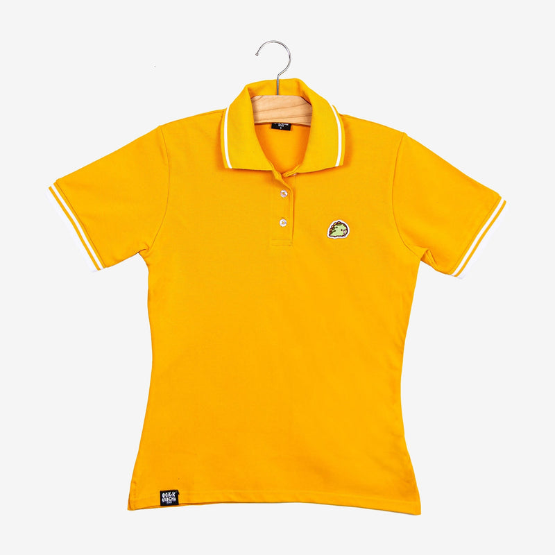 Milk Mocha Bear: Matcha Polo Shirt Polos Milk Mocha Bear Yellow Women XS