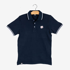 Milk Mocha Bear: Milk Polo Shirt Polos Milk Mocha Bear Navy Men XS