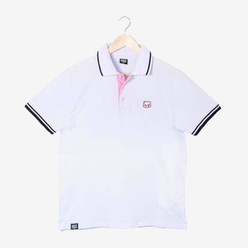 Milk Mocha Bear: Milk Polo Shirt Polos Milk Mocha Bear White Men XS