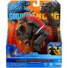 MonsterVerse Godzilla vs Kong: Battle Mechagodzilla with Proton Scream - 6" Toys & Games Playmates