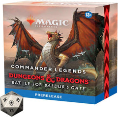 Magic The Gathering: Commander Legends - Dungeons and Dragons Battle For Baldur's Gate Prerelease Kit Card Game Wizards of the Coast