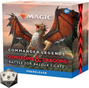 Magic The Gathering: Commander Legends - Dungeons and Dragons Battle For Baldur's Gate Prerelease Kit Card Game Wizards of the Coast