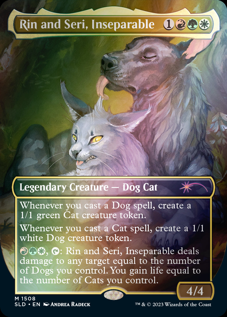 Magic: The Gathering TCG - Secret Lair Commander Deck - Raining Cats and Dogs Foil Edition Card Game Wizards of the Coast