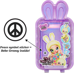 Na! Na! Na! Surprise 2-in-1 Fashion Doll and Plush Purse Series 4 - Bebe Groovy Toys & Games MGA Entertainment