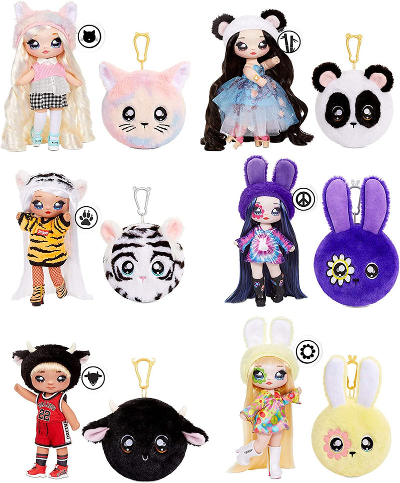 Na! Na! Na! Surprise 2-in-1 Fashion Doll and Plush Purse Series 4 - Bebe Groovy Toys & Games MGA Entertainment