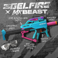Nerf Pro Gelfire x Mr Beast Blaster Toys & Games Hasbro