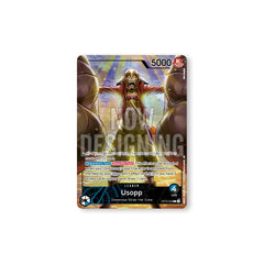 One Piece TCG: Official Limited Edition Nami Playmat w/ 'God' Usopp Promo Card Card Game Bandai Namco