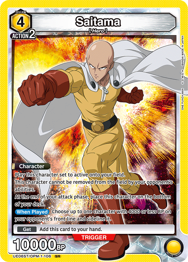 Union Arena TCG: One Punch Man Starter Deck Card Game Bandai Namco