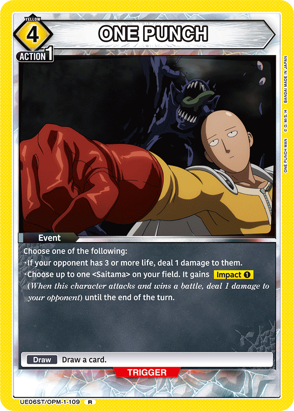 Union Arena TCG: One Punch Man Starter Deck Card Game Bandai Namco