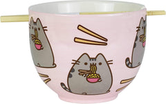 Our Name Is Mud: Pusheen Ramen Soup Bowl and Chopsticks Set House & Home Our Name is Mud