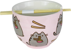 Our Name Is Mud: Pusheen Ramen Soup Bowl and Chopsticks Set House & Home Our Name is Mud